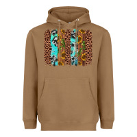 Toasted Coconut sunflower cactus leopard brushstroke Heavyweight Hoodie - AdoDesignShop