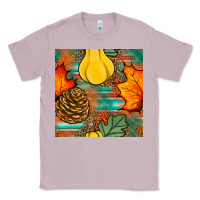 Lilac fall pumpkins seamless pattern Classic Tee - BundleAndBundleShop