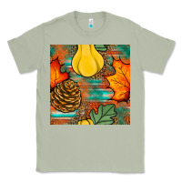 Matcha fall pumpkins seamless pattern Classic Tee - BundleAndBundleShop