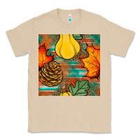 Mushroom fall pumpkins seamless pattern Classic Tee - BundleAndBundleShop