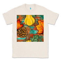 Natural fall pumpkins seamless pattern Classic Tee - BundleAndBundleShop
