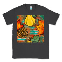 Smoke fall pumpkins seamless pattern Classic Tee - BundleAndBundleShop