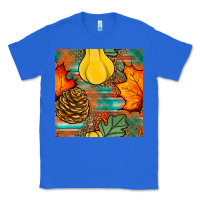 True Royal fall pumpkins seamless pattern Classic Tee - BundleAndBundleShop