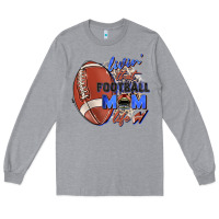 Heather Grey livin' that football mom life Long Sleeve Tee - Zillion Design Studio