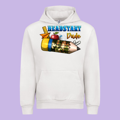 Headstart Dude Urban Hoodie Designed By Bundleandbundleshop