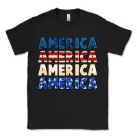 Black America 4th of July Classic Tee - CowGirlArtShop