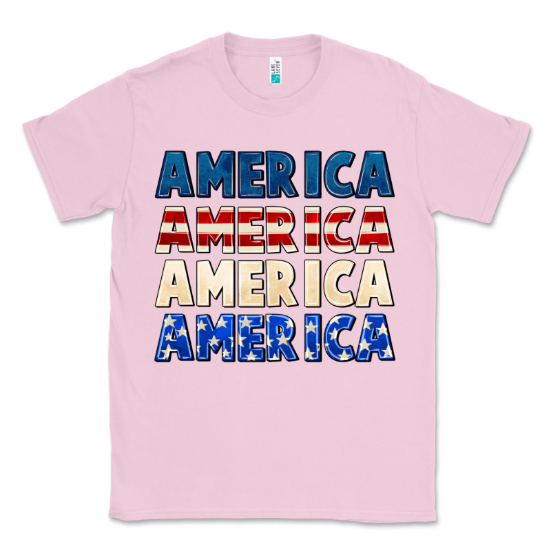 America 4th Of July Classic Tee by CowGirlArtShop | Teevron