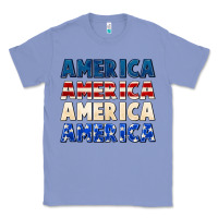 Colony Blue America 4th of July Classic Tee - CowGirlArtShop