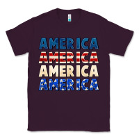 Plum America 4th of July Classic Tee - CowGirlArtShop
