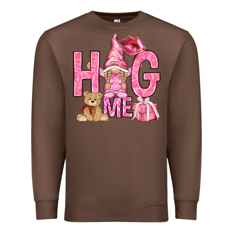 Hug Me With Gnome Premium Sweatshirt by NancyCooperArtShop | Teevron