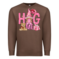 Chestnut hug me with gnome Premium Sweatshirt - NancyCooperArtShop