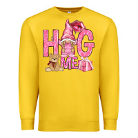 Lemon hug me with gnome Premium Sweatshirt - NancyCooperArtShop