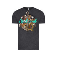 Vintage Black anchored hebrews 6 19 Vintage Tee - texasbilliewilder