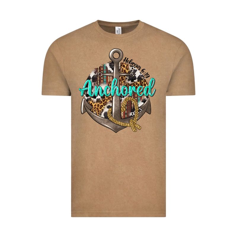 Anchored Hebrews 6 19 Vintage Tee by texasbilliewilder | Teevron