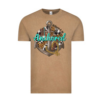 Vintage Coffee anchored hebrews 6 19 Vintage Tee - texasbilliewilder