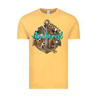 Vintage Mustard anchored hebrews 6 19 Vintage Tee - texasbilliewilder