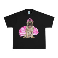 Black balerina pug with tutu Urban Heavy Tee - RanaPortraitStore