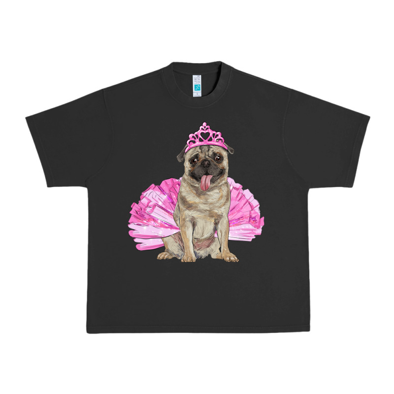 Balerina Pug With Tutu Urban Heavy Tee by RanaPortraitStore | Teevron