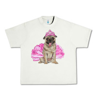 Pistachio balerina pug with tutu Urban Heavy Tee - RanaPortraitStore