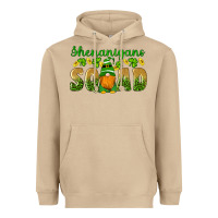 Mushroom shenanigans squad gnomes shamrock gold leopard glitter Heavyweight Hoodie - Artiststas