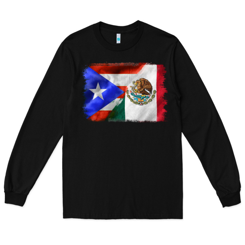 Mexico And Puerto Rico Long Sleeve Tee by CTS Tumbler Store | Teevron