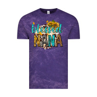 Cloud Purple blessed nana with sunflowers Vintage Tee - texasbilliewilder