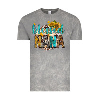 Blessed Nana With Sunflowers Vintage Tee | Teevron