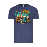 Vintage Denim blessed nana with sunflowers Vintage Tee - texasbilliewilder