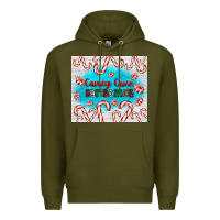 Army Green candy cane Christmas Premium Hoodie - AdoDesignShop