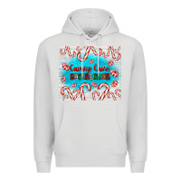 Dove Grey candy cane Christmas Premium Hoodie - AdoDesignShop