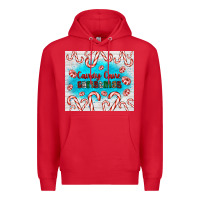 Red candy cane Christmas Premium Hoodie - AdoDesignShop