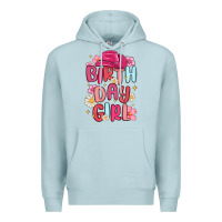 Blue Mist birthday girl Premium Hoodie - MaliasSmallBusiness