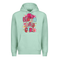 Seafoam birthday girl Premium Hoodie - MaliasSmallBusiness