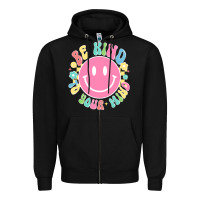 Black be kind to you mind Zipper Hoodie - JahusDesignShop