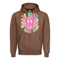 Chestnut be kind to you mind Zipper Hoodie - JahusDesignShop
