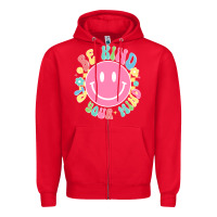 Red be kind to you mind Zipper Hoodie - JahusDesignShop