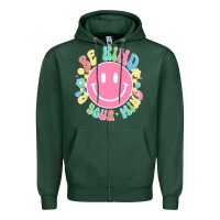 Sports Green be kind to you mind Zipper Hoodie - JahusDesignShop