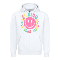 White be kind to you mind Zipper Hoodie - JahusDesignShop