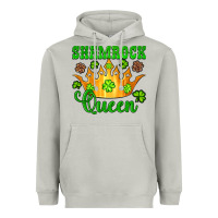 Moon Dust shamrock queen crown leopard glitter Heavyweight Hoodie - Artiststas