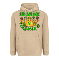 Mushroom shamrock queen crown leopard glitter Heavyweight Hoodie - Artiststas