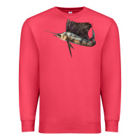 Cardinal Atlantic Sailfish Illustrations Premium Sweatshirt - LillyAllenDesigns