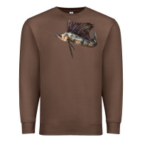 Chestnut Atlantic Sailfish Illustrations Premium Sweatshirt - LillyAllenDesigns