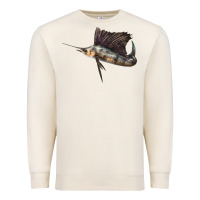Sandshell Atlantic Sailfish Illustrations Premium Sweatshirt - LillyAllenDesigns