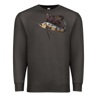 Smoke Atlantic Sailfish Illustrations Premium Sweatshirt - LillyAllenDesigns
