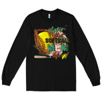 Black livin' that softball mom life Long Sleeve Tee - Zillion Design Studio