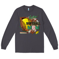 Smoke livin' that softball mom life Long Sleeve Tee - Zillion Design Studio