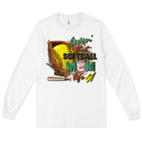 White livin' that softball mom life Long Sleeve Tee - Zillion Design Studio