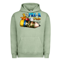 Pigment Oil Green pre k dude Urban Hoodie - BundleAndBundleShop