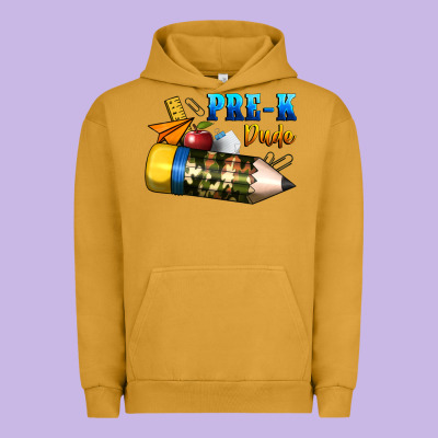 Pre K Dude Urban Hoodie Designed By Bundleandbundleshop