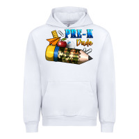 White pre k dude Urban Hoodie - BundleAndBundleShop